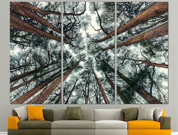 Tree Branch Print Abstract Tree Large Forest Print Tree Wall – Etsy Italia In Most Recent Forest Wall Art (Photo 1 of 15)
