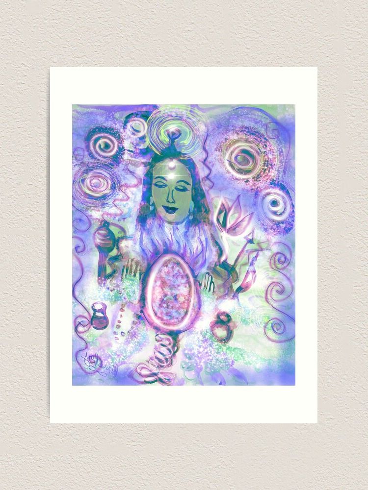 Trendy Divine Mother And The Cosmic Egg" Art Print For Saleblueray (View 15 of 15)