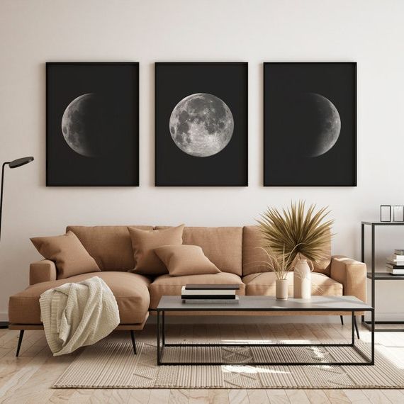 Featured Photo of The Best The Moon Wall Art