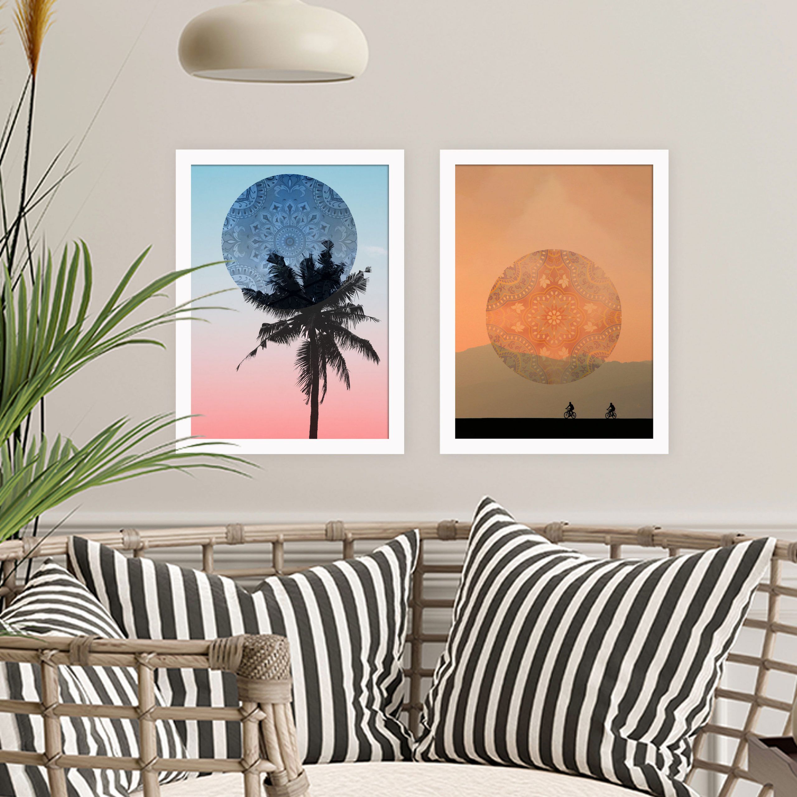 Tropical Night Canvas Canvas Art Print Wall Art Home – Etsy Australia In Best And Newest Tropical Evening Wall Art (View 13 of 15)