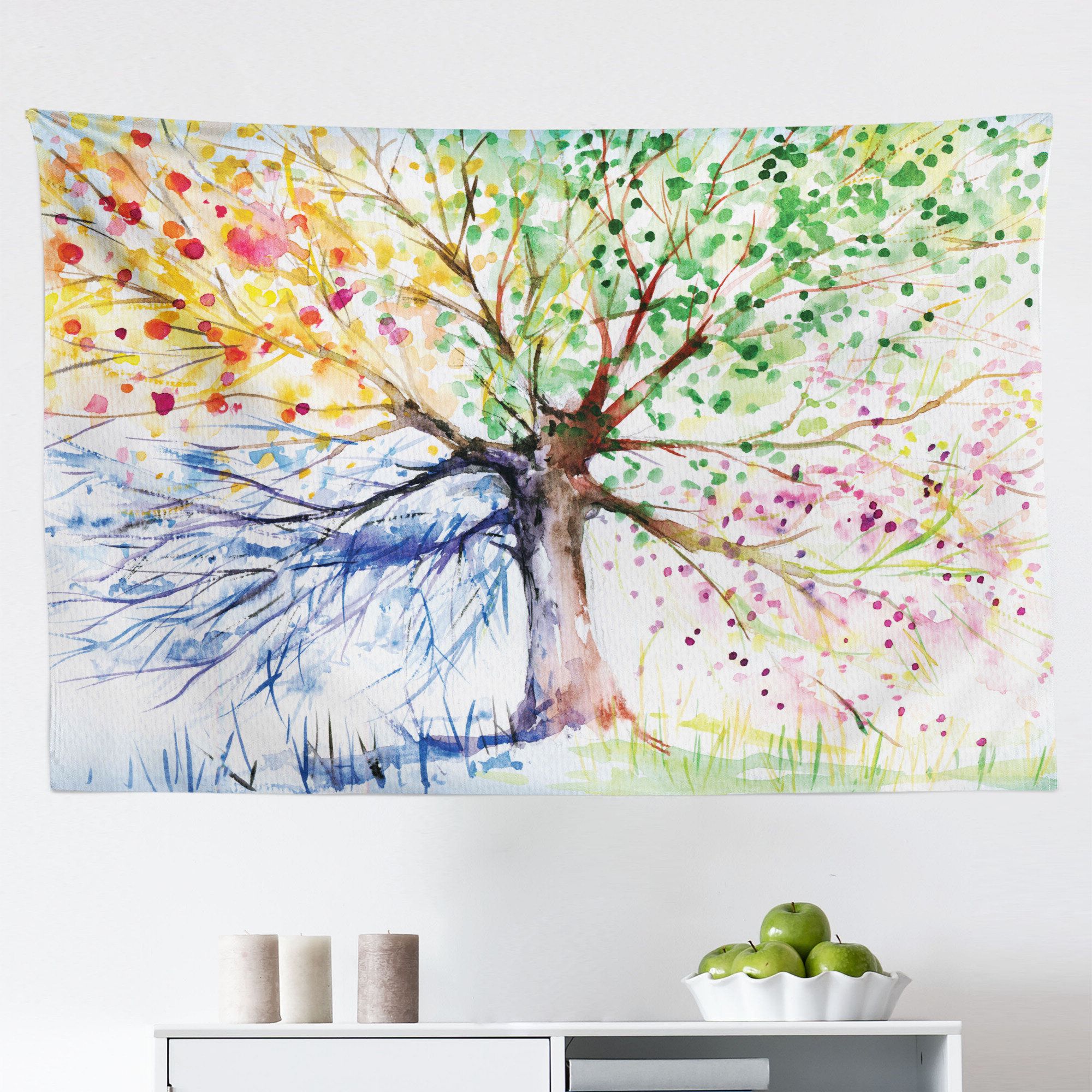 Wayfair Within Colorful Branching Wall Art (View 4 of 15)