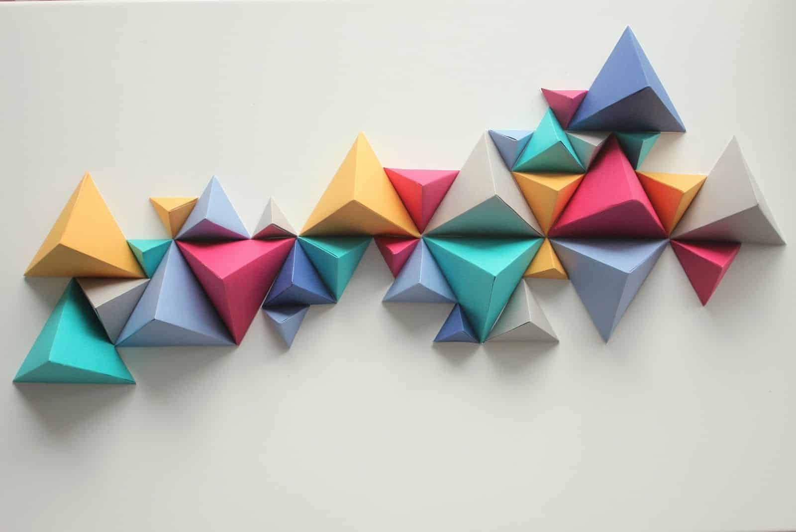 Well Known How To Make A Geometric Paper Wall Art? (View 4 of 15)
