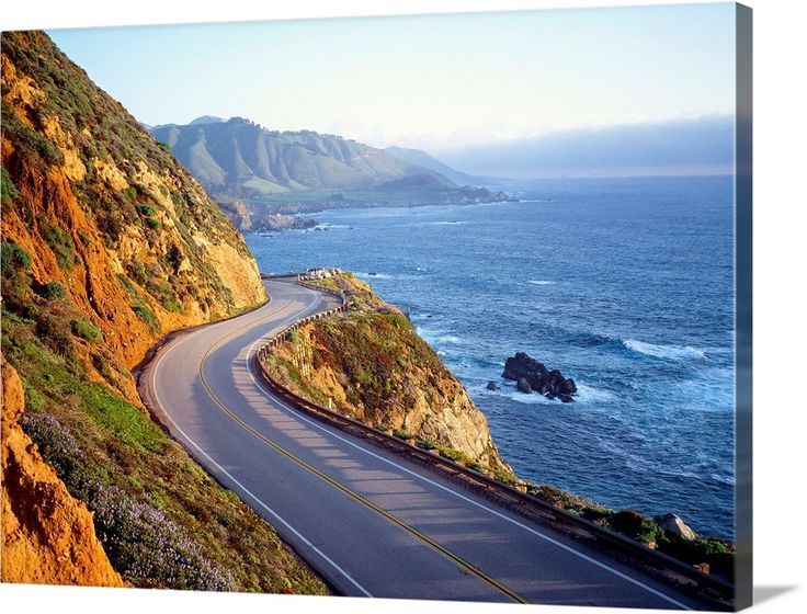 Well Known United States, California, Big Sur Region, Highway  (View 14 of 15)