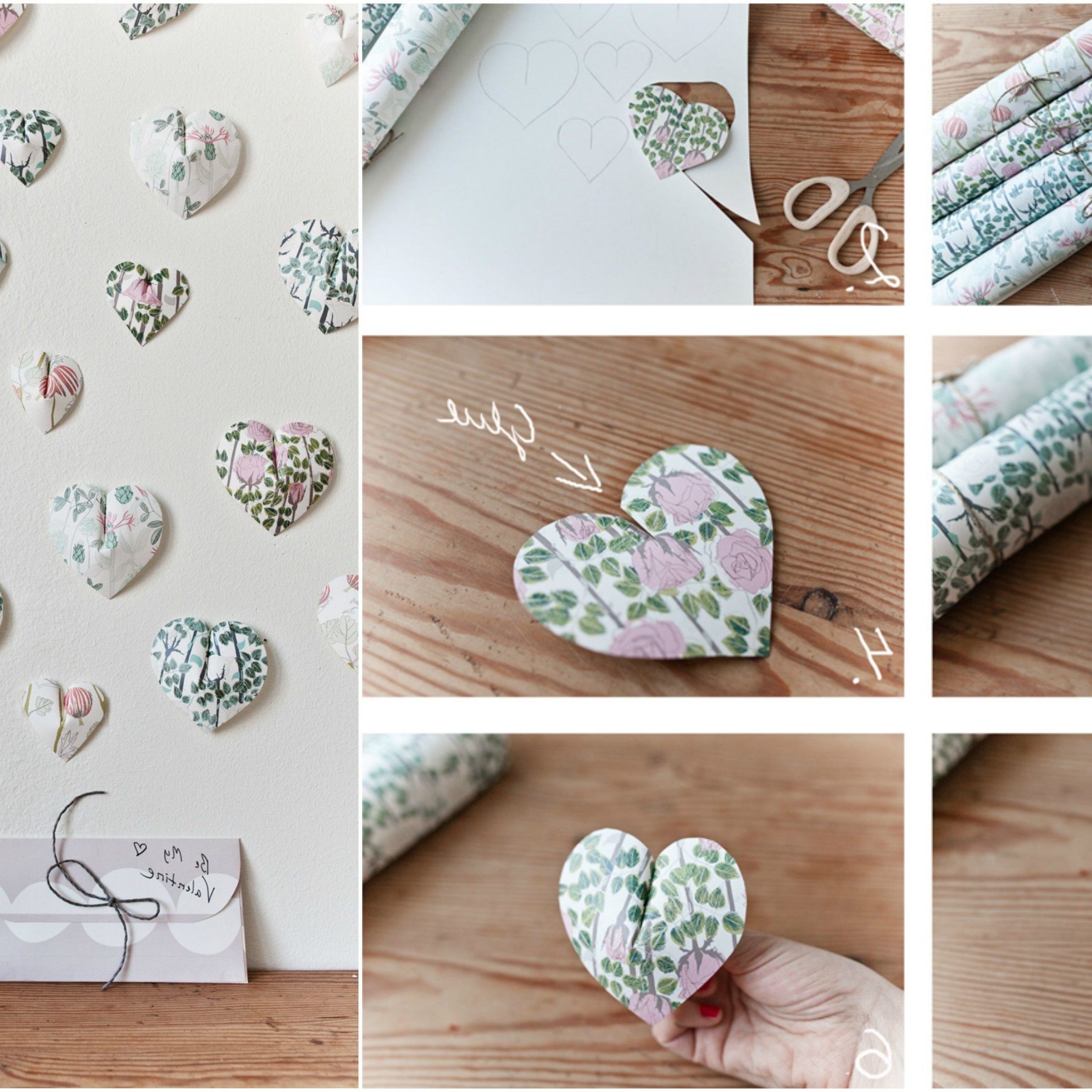 Well Liked Create This Pretty 3d Paper Heart Wall Hanging In 6 Easy Steps Regarding Paper Art Wall Art (View 10 of 15)