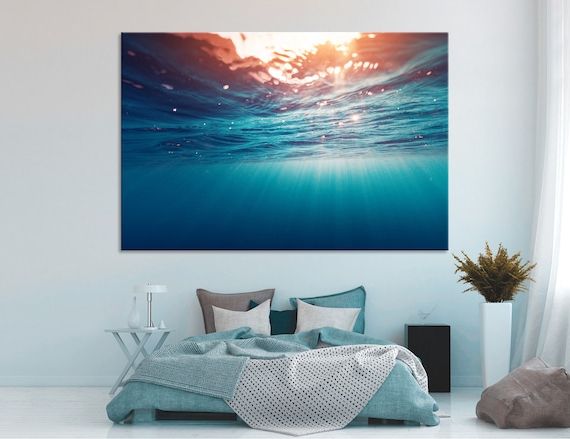 Well Liked Underwater Wall Art Within Under The Water Art Underwater Wall Art Undersea Wall Art – Etsy Finland (View 3 of 15)