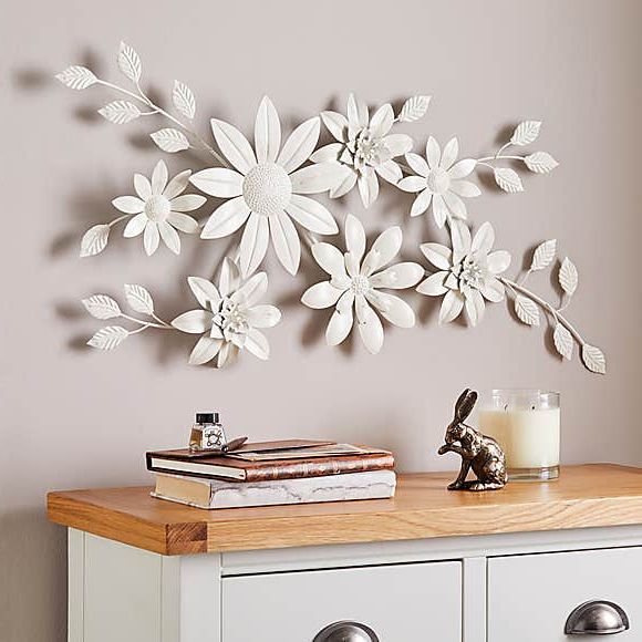 Widely Used Cream Wall Art Regarding Vintage Cream Floral Wall Art – Orchard Interiors : Orchard Interiors (Photo 11 of 15)