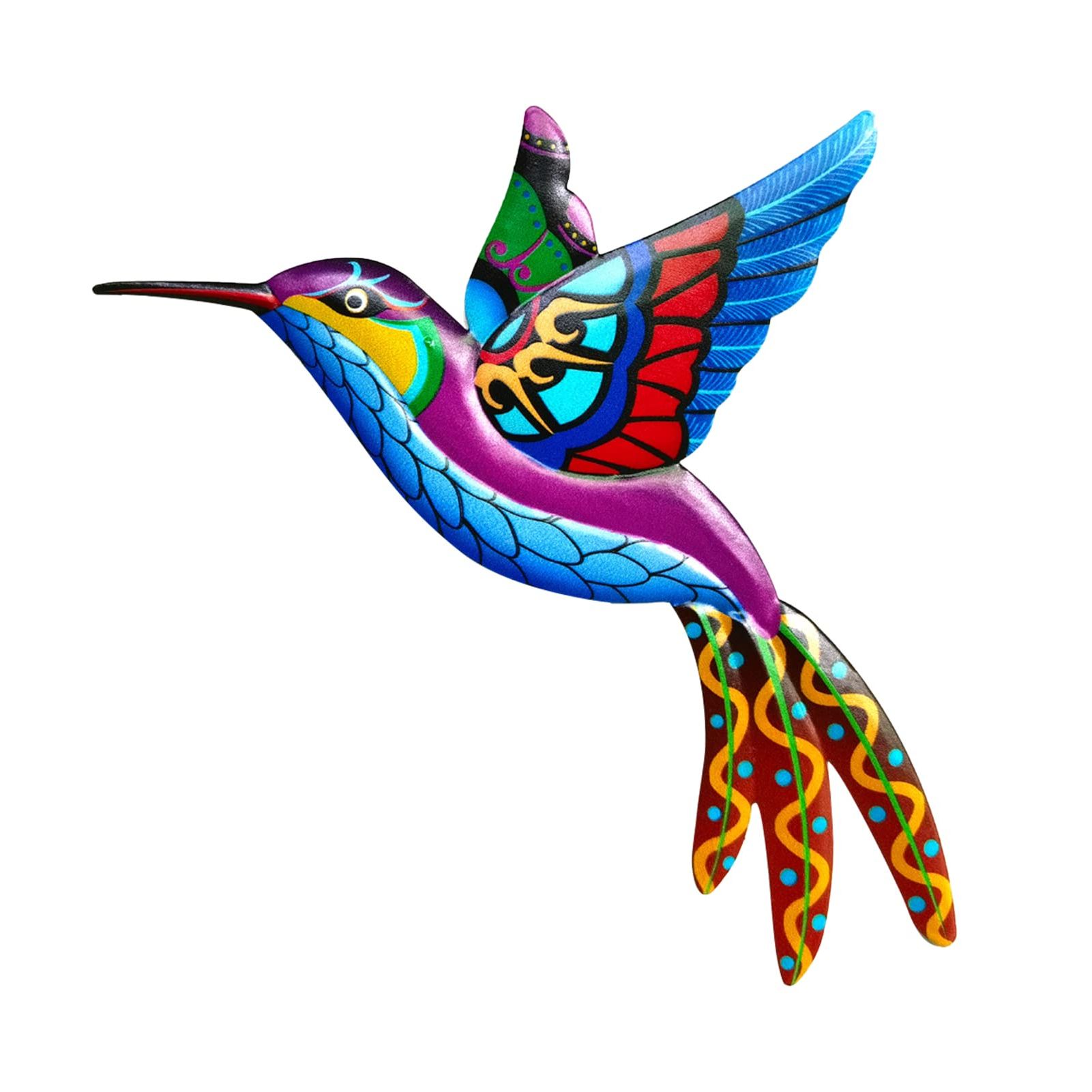 Featured Photo of 2024 Popular 3d Metal Colorful Birds Sculptures
