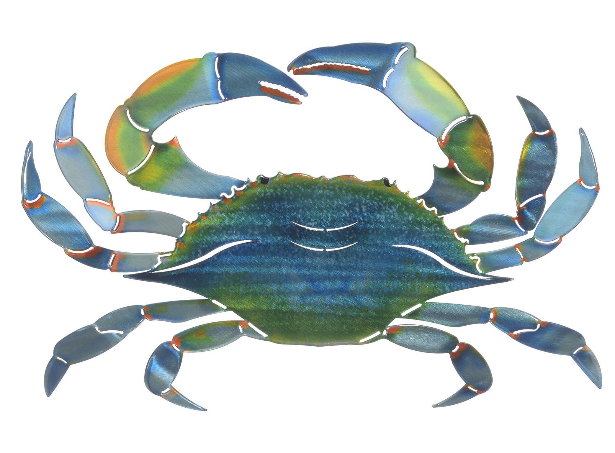 Crab Wall Art Intended For Fashionable Breakwater Bay 3d East Blue Crab Wall Décor & Reviews (View 10 of 15)