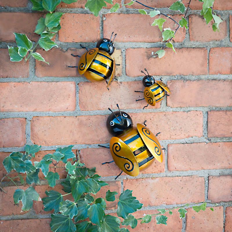 Garden Decorations – B&m For 2018 Bee Ornament Wall Art (Photo 8 of 15)