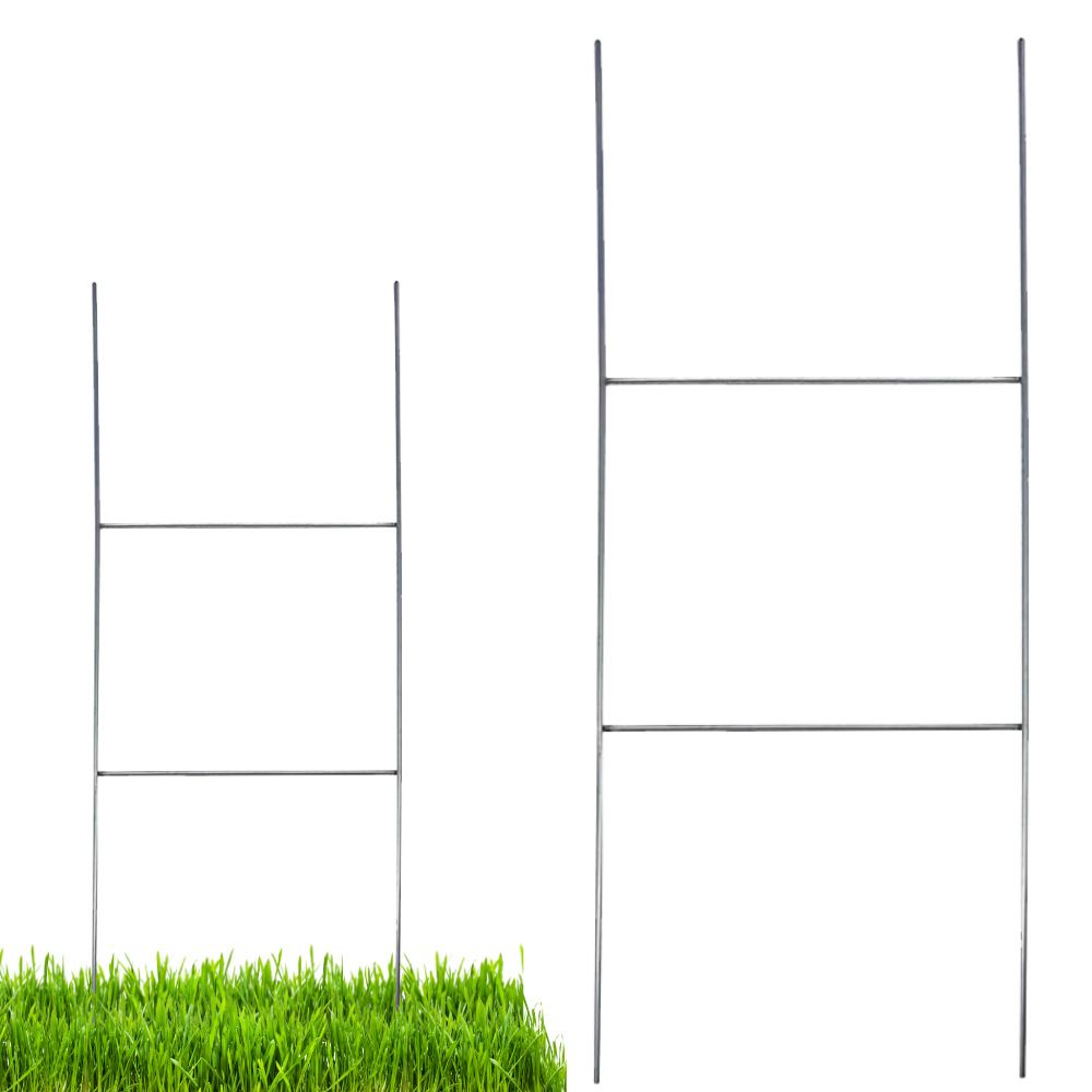 H Stakes H Frame Wire Wall Art Throughout Well Known Heavy Duty Metal H Stakes Frame Wire Stakes – Yard Sign Stake  24"x10" (View 4 of 15)