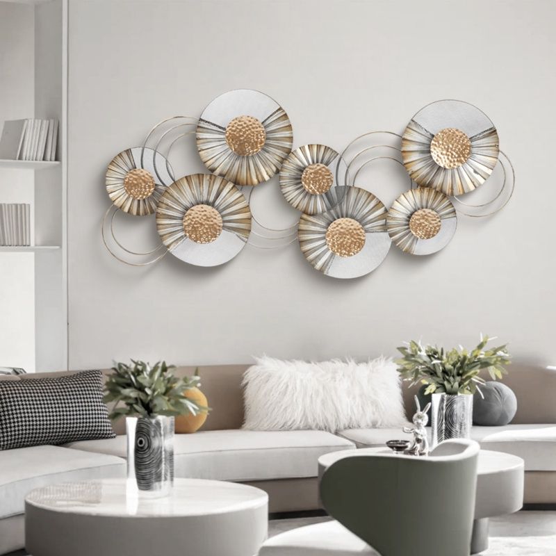 Latest Circular Metal Wall Art – Ideas On Foter Intended For Gray Metal Wall Art (Photo 9 of 15)