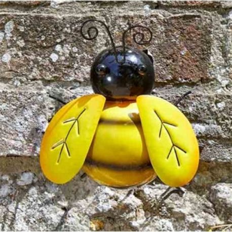 Medium Wall Art Metal Bee Ornament – Moles Garden Store With Regard To Famous Bee Ornament Wall Art (View 10 of 15)
