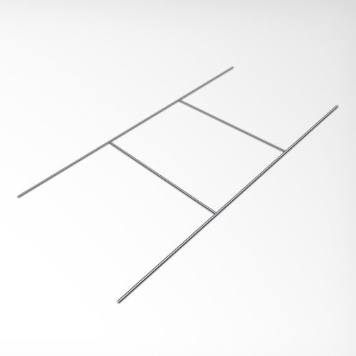Metal H Stakes Within Widely Used H Stakes H Frame Wire Wall Art (View 12 of 15)