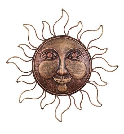 Metal Wall Sun Face – Globe Imports Pertaining To Most Current Sun Face Metal Wall Art (Photo 9 of 15)
