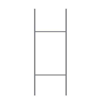 Newest H Stakes H Frame Wire Wall Art Throughout 10 Pack Corrugated H Frames Wire Stakes  Signs Not Included ^ – Walmart (View 15 of 15)