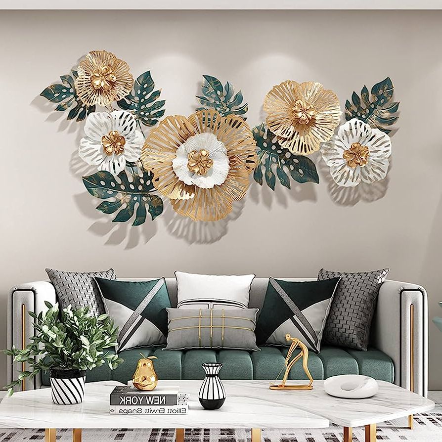 Preferred Weather Resistant Metal Wall Art Regarding Metal Wall Art – Décor Hanging Decorations For Living Room, Bedroom Or  Outdoor – Durable, Weather Resistant Metal Wall Hanging  138x57cm/54.3x22.4in : Amazon (View 6 of 15)