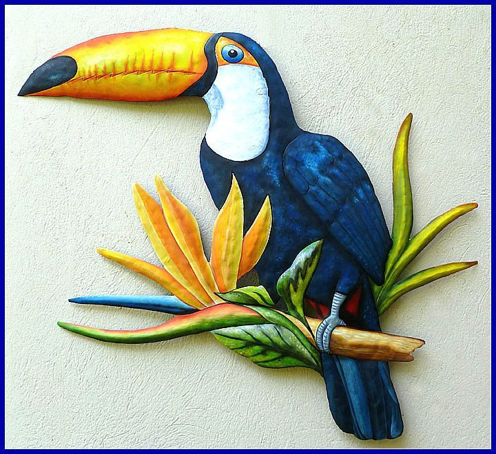 Tropical  Wall Decor, Toucan Art, Tropical Art Pertaining To Favorite Parrot Tropical Wall Art (Photo 9 of 15)
