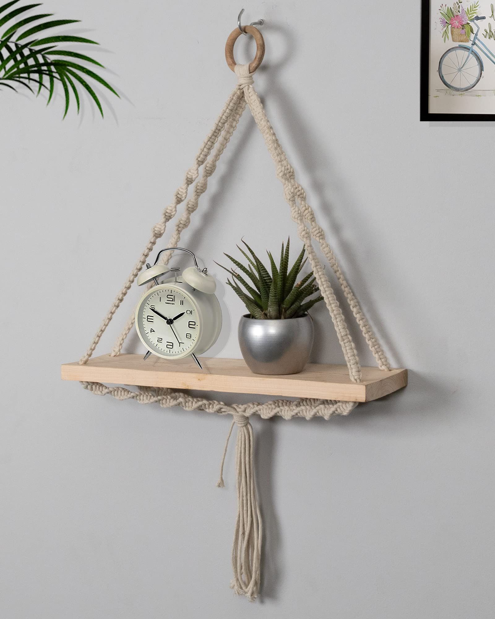 Wall Hanging Decorations With Recent Homesake® Macrame Wall Hanging Decor, Home Decor, Wall Shelves, Wall  Hangings For Home Decoration, Wall (Photo 10 of 15)
