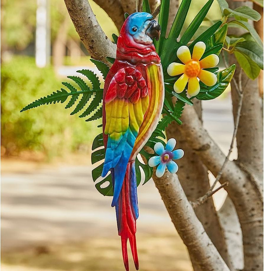 Well Known Bird Macaw Wall Sculpture For Amazon: Baterysu  (View 10 of 15)