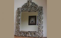 French Brass Wall Mirrors