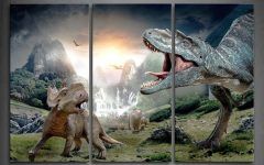 15 The Best Dinosaur Canvas Wall Art