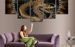 20 Collection of Dragon Wall Art