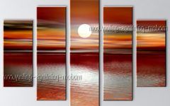 15 Inspirations Modern Abstract Huge Oil Painting Wall Art