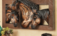 3d Horse Wall Art