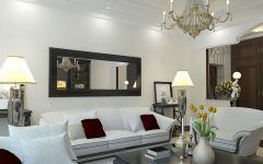 Large Wall Mirrors for Living Room