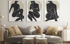 Abstract Silhouette Wall Sculptures