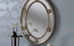 Oval Wide Lip Wall Mirrors