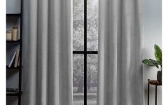 The 20 Best Collection of Oxford Sateen Woven Blackout Grommet Top Curtain Panel Pairs