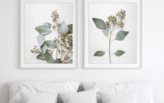 15 Best Collection of Eucalyptus Leaves Wall Art