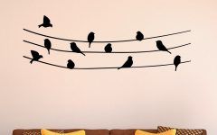 2024 Latest Birds on a Wire Wall Art