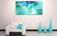 Blue Canvas Abstract Wall Art
