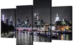 15 Collection of London Canvas Wall Art