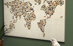 20 Best Ideas Map of the World Wall Art