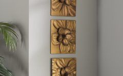 20 Best Collection of 3 Piece Magnolia Brown Panel Wall Decor Sets
