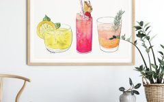 Cocktails Wall Art