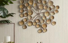 15 Best Gold and White Metal Wall Art
