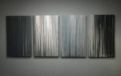 Contemporary Forest Metal Wall Decor