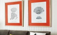2024 Popular Framed Coral Art Prints