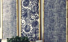  Best 15+ of Blue Fabric Wall Art