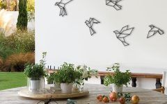 15 Ideas of Metal Bird Wall Art