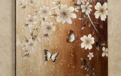 15 Best Collection of Butterflies Canvas Wall Art