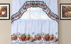 Delicious Apples Kitchen Curtain Tier and Valance Sets