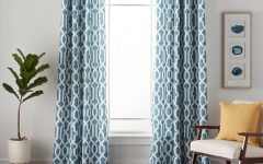 20 Best Edward Moroccan Pattern Room Darkening Curtain Panel Pairs