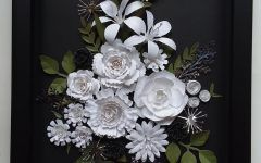 Top 15 of Silver Flower Wall Art