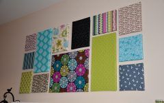 15 Collection of Fabric Canvas Wall Art