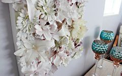 15 Best Ideas Fabric Flower Wall Art